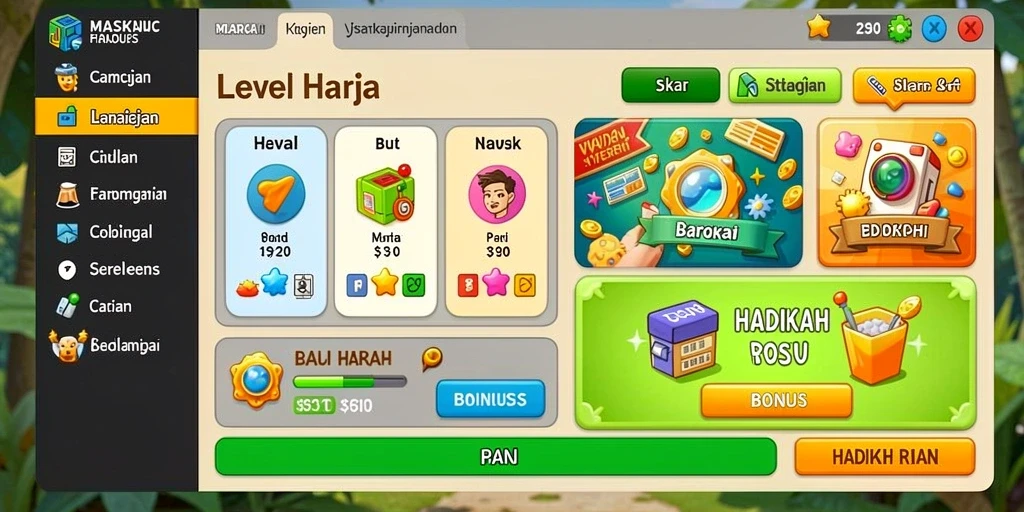 Tampilan antarmuka yang intuitif dan mudah digunakan.