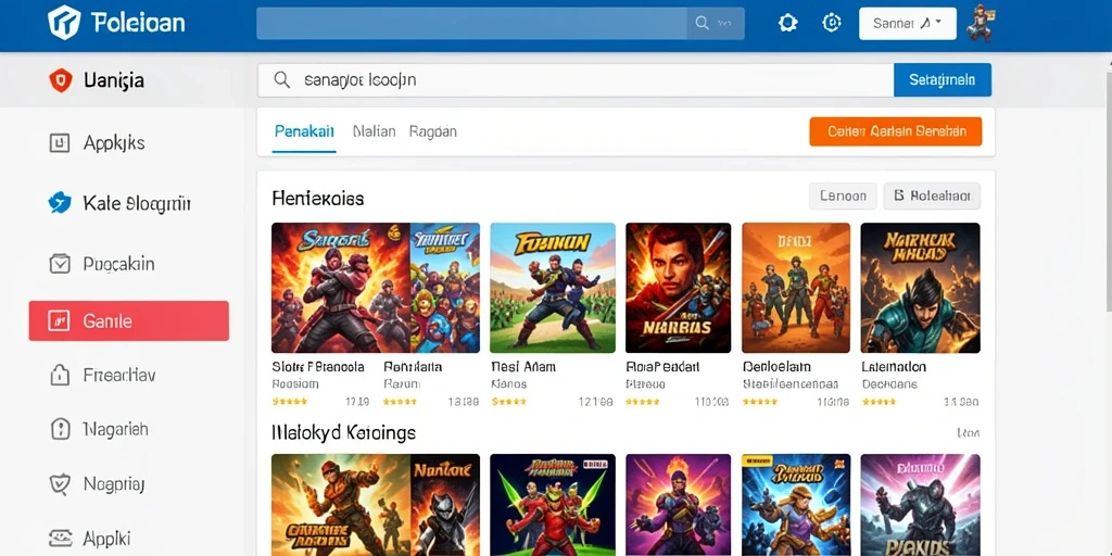 Tampilan antarmuka yang modern dan menarik.