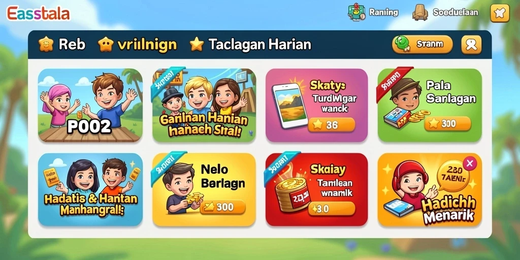 Tampilan antarmuka yang bersih dan menarik.
