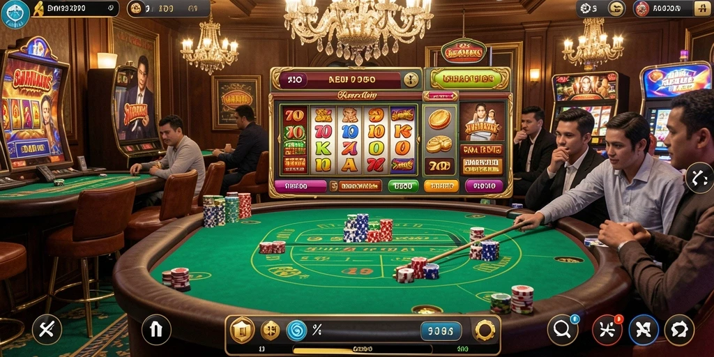 Tampilan antarmuka LUCKYDF yang menarik dan mudah digunakan.