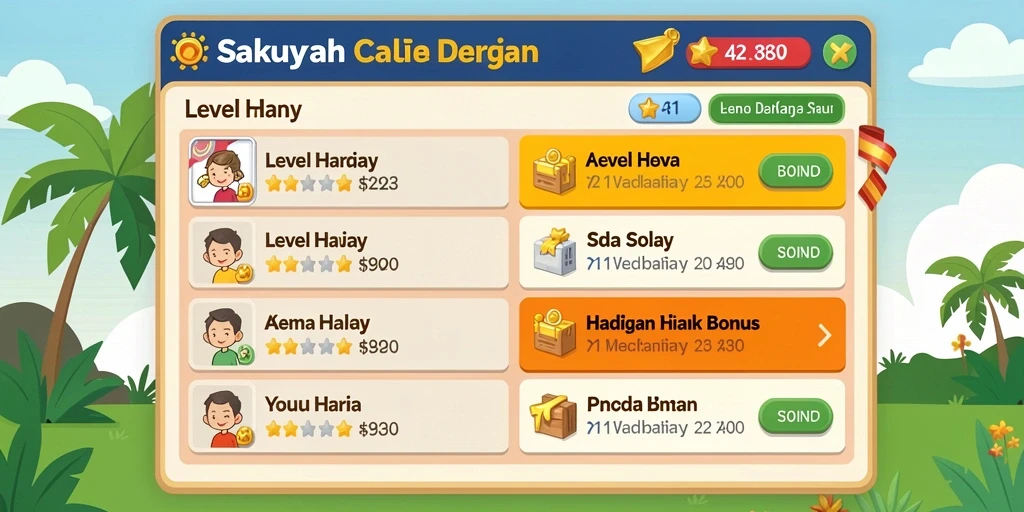 Tampilan antarmuka yang menarik dan user-friendly.