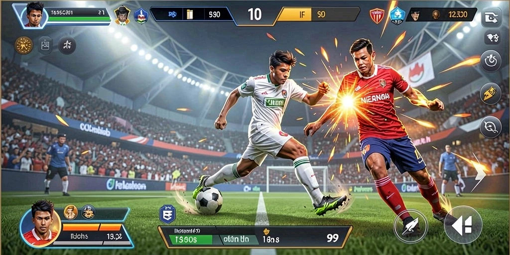 Screenshot 1: Tampilkan tampilan awal aplikasi dengan pilihan permainan.