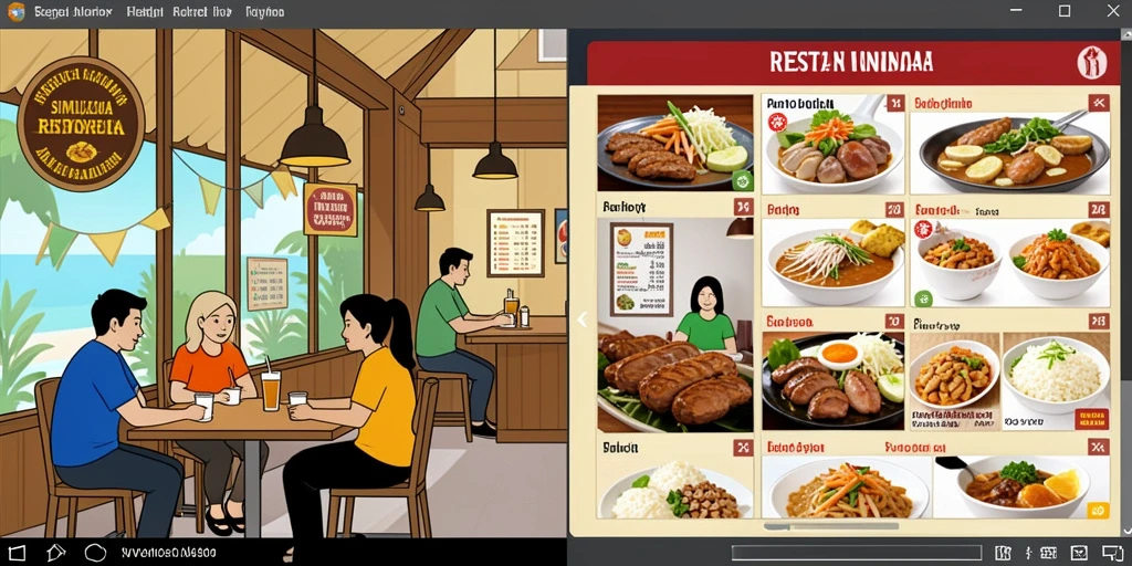 Tampilan antarmuka yang ramah pengguna.