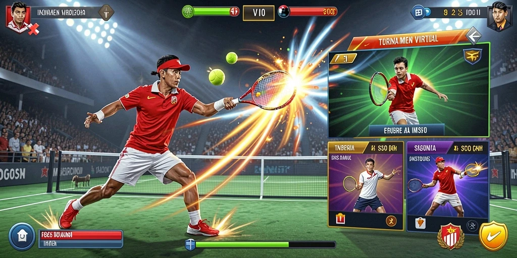 Tampilan antarmuka yang menarik dan modern.