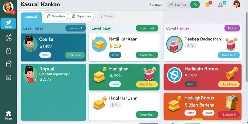 Antarmuka pengguna yang intuitif dan menarik.